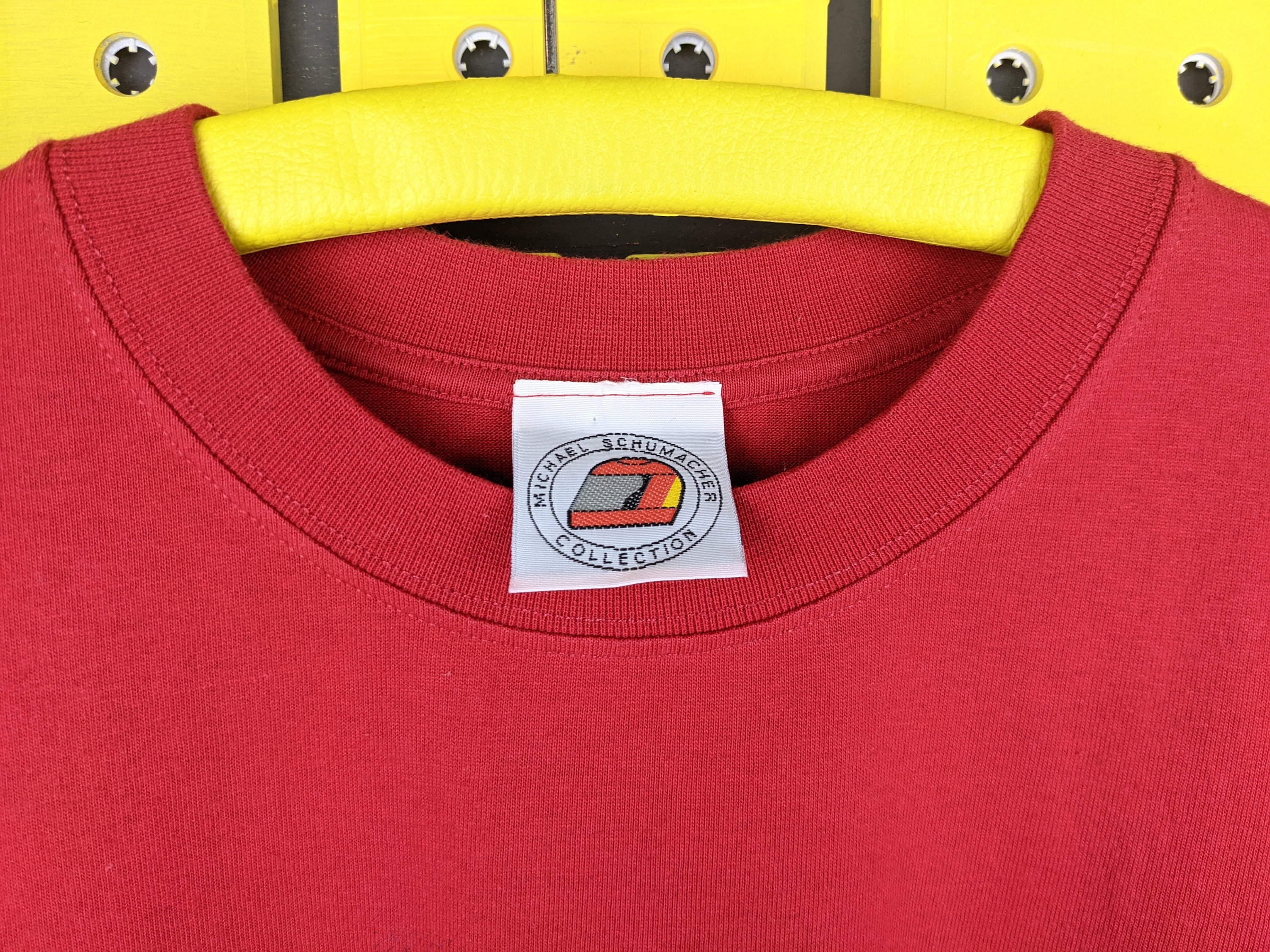 T-shirt Michael Schumacher Scuderia Ferrari F1 – Dédicacé, Neuf