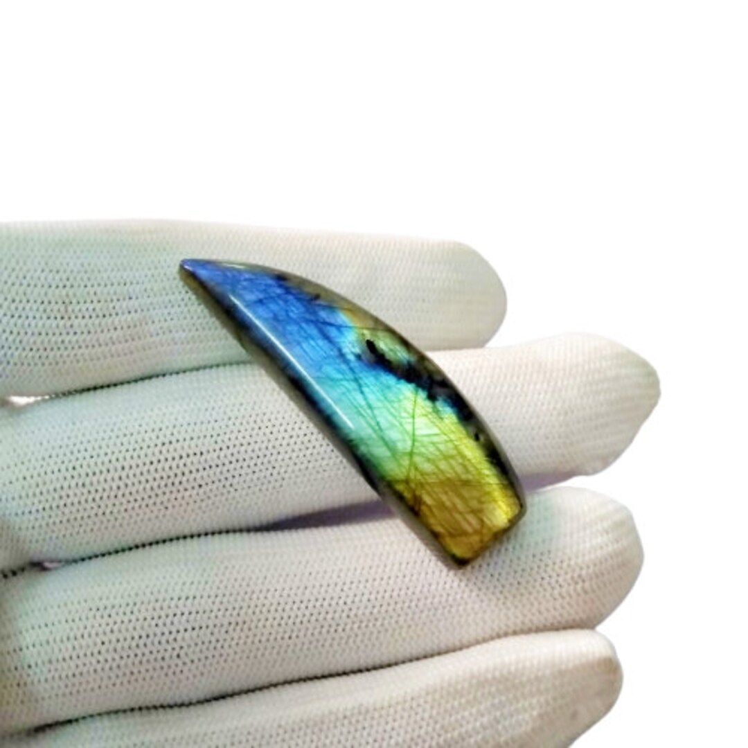 43 Carat Rare Labradotite Bio Color Knife Cab Labradorite Etsy