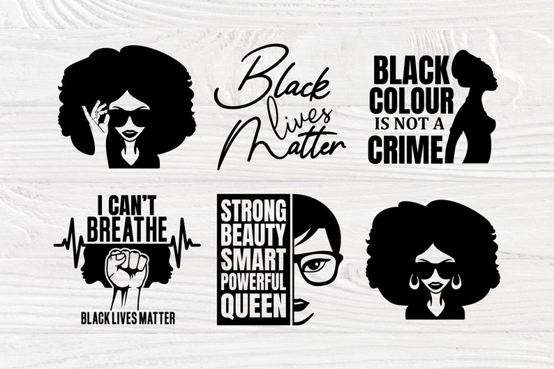Download Black Woman SVG Bundle Black girl Magic SvgStrong Woman | Etsy