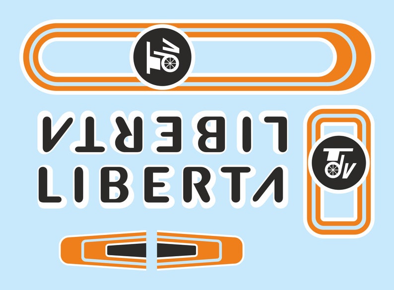 Czechoslovakia Retro Bicycle Favorit 1965 Decals Stickers Set Aufkleber Adesivi