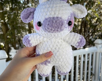 Crochet purple cow