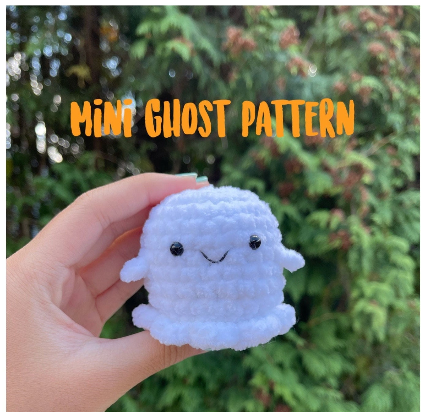 Mini Ghost Crochet Pattern - Etsy