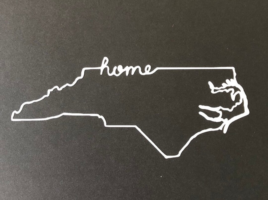 NC is Home Decal - Etsy