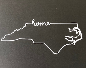 NC is Home decal