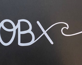 OBX Wave Decal