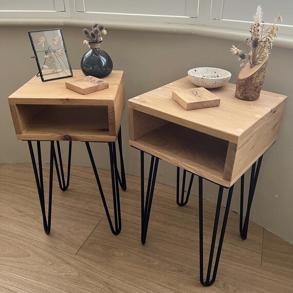 Oak end 2024 tables with storage