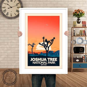 Joshua Tree Poster Print Joshua Tree National Park Print Travel Poster image 3