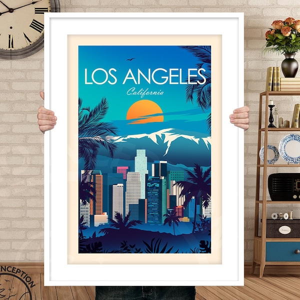 Los Angeles Poster - Etsy