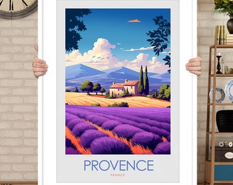 Provence Travel Print, France Wall Art , Travel Gift, French countryside, Gallery Wall Art, Home Decor, Travel Memories