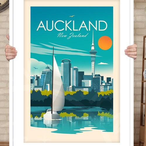 Wellington Print New Zealand Art Wellington Poster Etsy