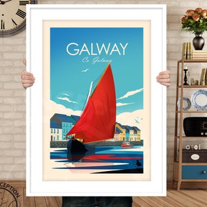 Galway Travel Poster