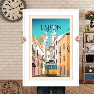 Lisbon Portugal Print, Wall art Art Print, Poster, Travel Print, Travel Poster, Wall Art, Living Room Prints, Art Decor