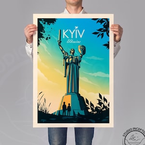 Kyiv Ukraine Travel Print