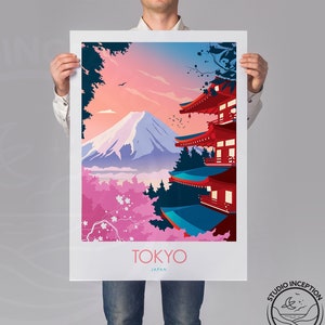 Japan Tokyo Print - Japan Poster Travel Print Travel Poster