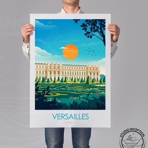 Versailles Print Palace of Versailles Wall Art Versailles Palace Poster