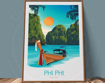 Phi Phi Thailand Poster Print