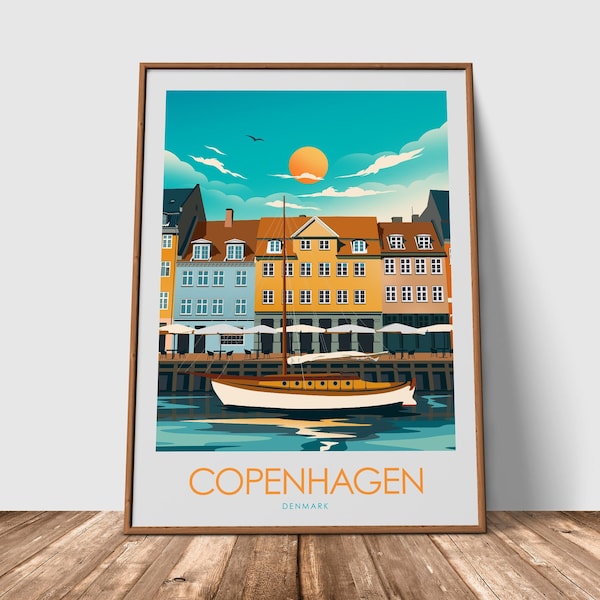 Copenhagen Poster - Etsy