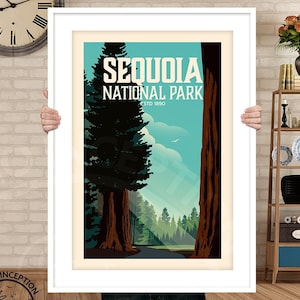 Sequoia National Park Print by Studio Inception