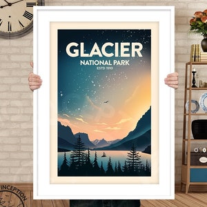 Glacier National Park Print Montana