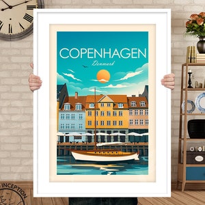 Copenhagen Travel Print - Denmark