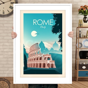 Italy Rome Travel Print Poster