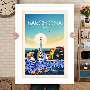 Barcelona Print, Spain Wall Art, Barcelona, Barcelona Poster, Barcelona Art, Spain, Wall Art, Spain Prints, Spain Decor,