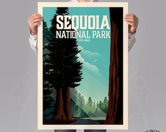 Sequoia National Park Print by Studio Inception