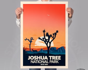 Joshua Tree Poster Print | Joshua Tree National Park Print | Travel Poster |