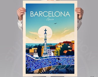 Barcelona Print, Spain Wall Art, Barcelona, Barcelona Poster, Barcelona Art, Spain, Wall Art, Spain Prints, Spain Decor,