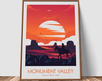 Monument Valley Travel Print