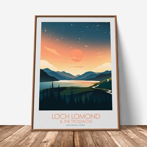 Loch Lomond & The Trossachs National Park Poster