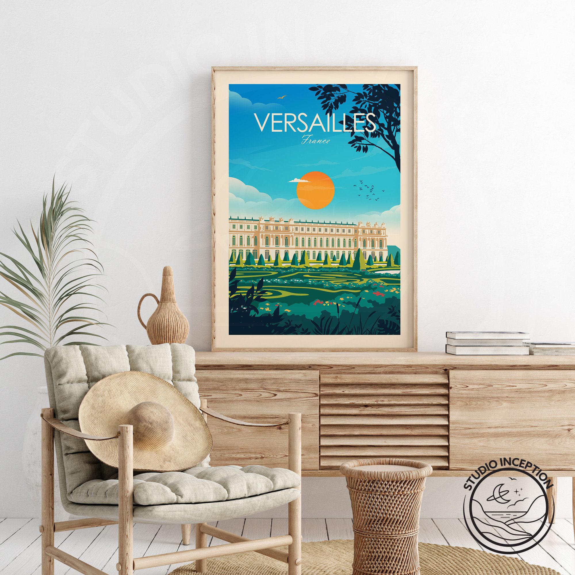Versailles Palace Travel Print Wall Art Versailles Palace Poster