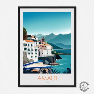 Amalfi Italy Print - Italy Poster | Travel Poster | Travel Print | Amalfi Coast