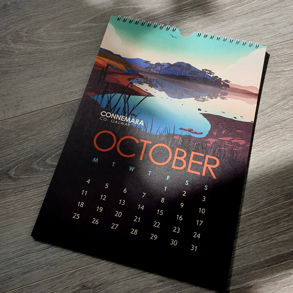2021 Calendar featuring 12 stunning scenes in Ireland Wall Etsy