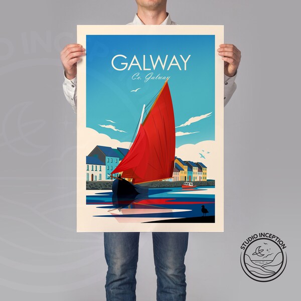 Galway Travel Poster