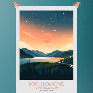 Loch Lomond & The Trossachs National Park Poster