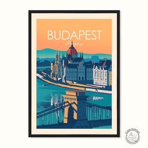 Budapest Hungary Print, Wall art Art Print, Poster, Travel Print, Travel Poster, Wall Art, Living Room Prints, Art Decor