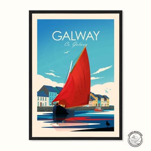 Galway Travel Poster