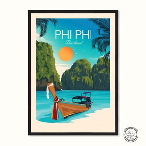 Reisposter Thailand, Phi Phi-print