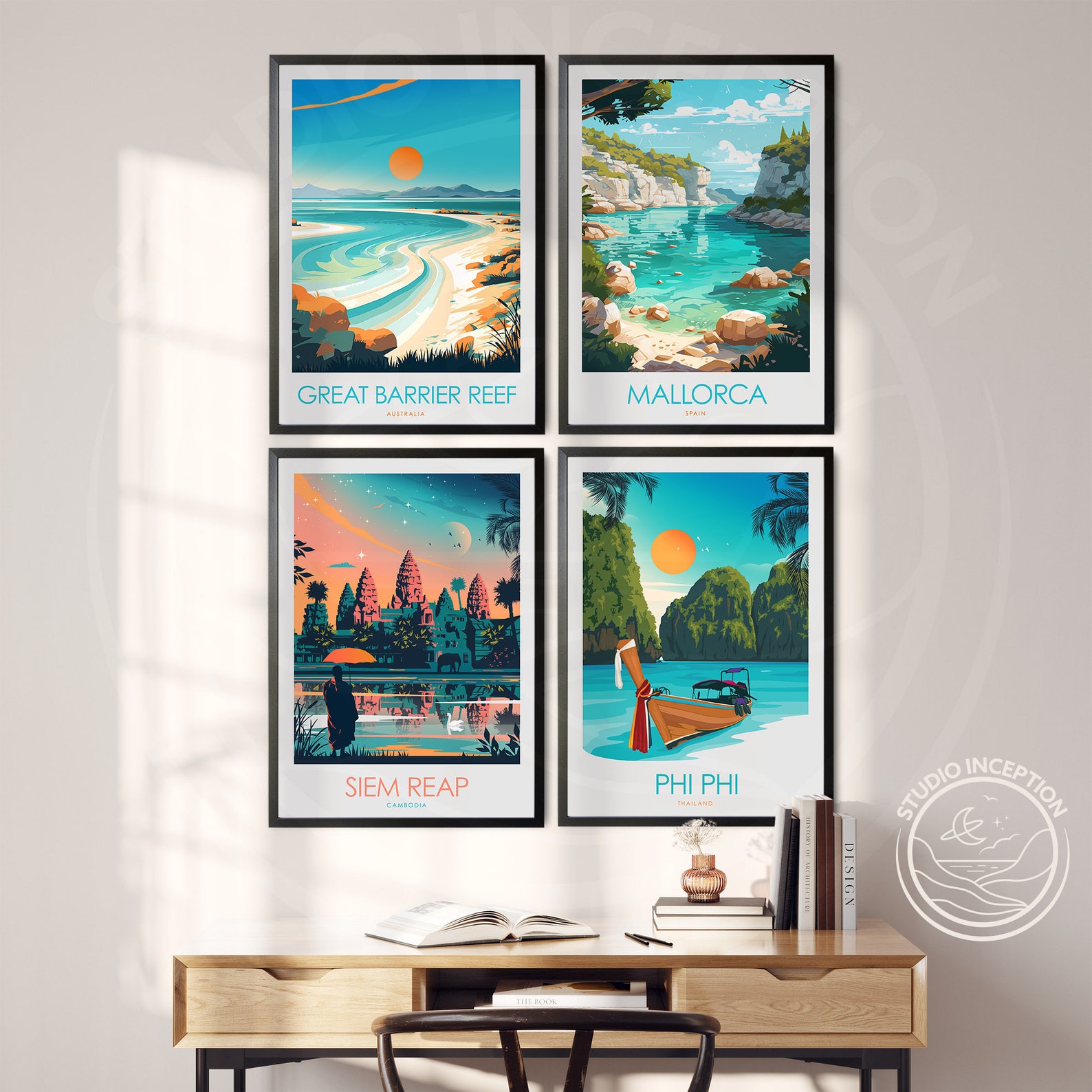 Mayorca Print Mallorca Majorca Spain Poster Print Travel Gift - Etsy