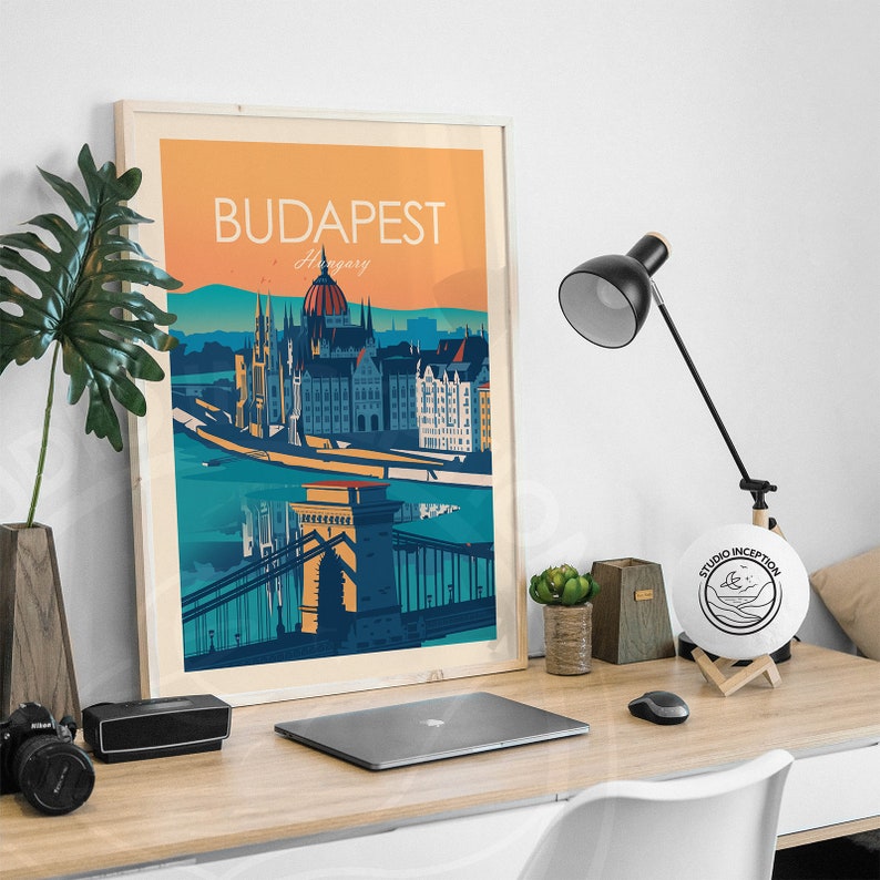 Budapest Hungary Print, Wall art Art Print, Poster, Travel Print, Travel Poster, Wall Art, Living Room Prints, Art Decor image 9