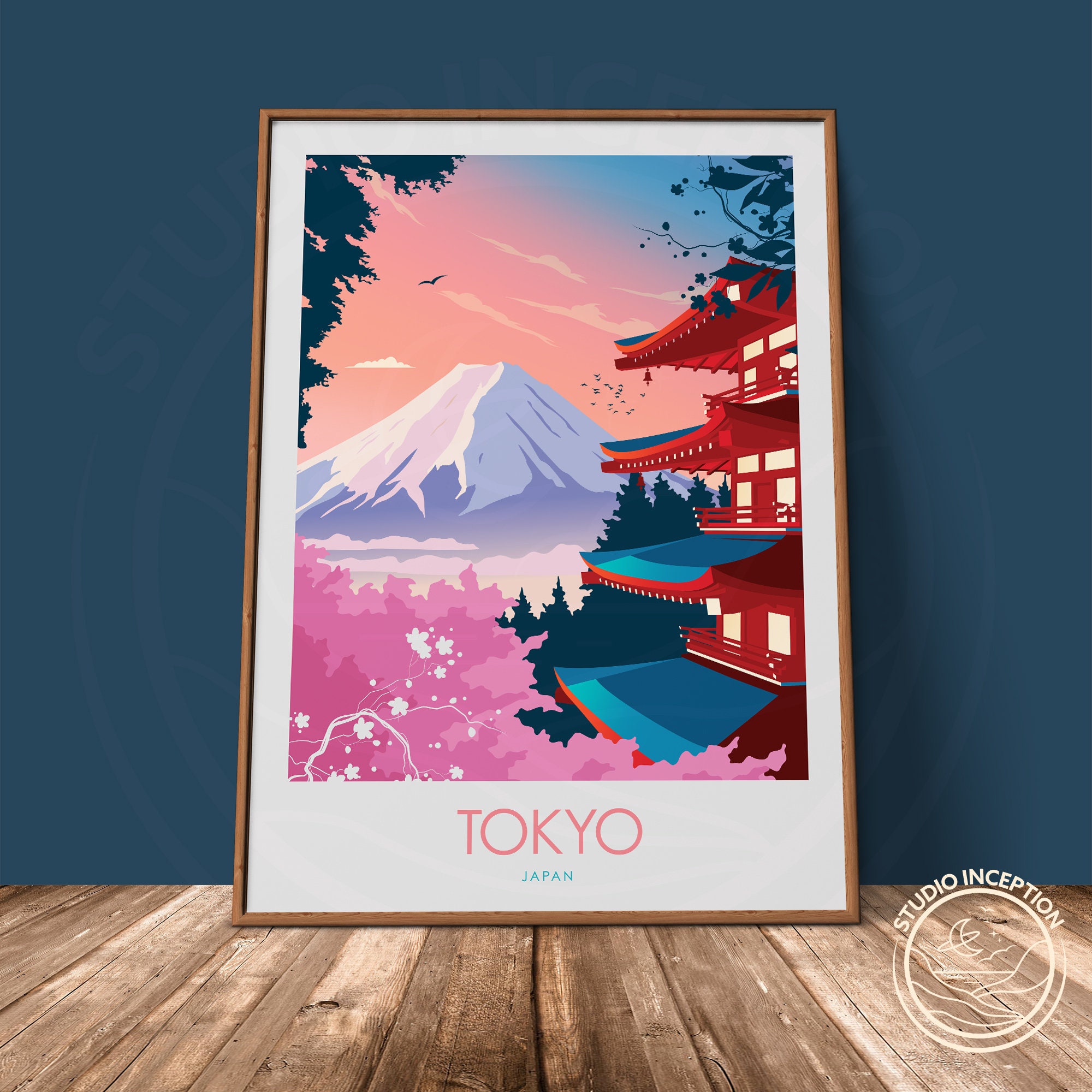 Japon Tokyo Print Japon Poster Voyage Poster Voyage Poster 