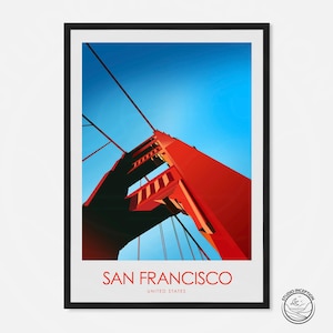 San Francisco Print - California Print - USA Poster | Travel Poster Travel Print Poster Print Wall Decor Home Decor Wall Hanging