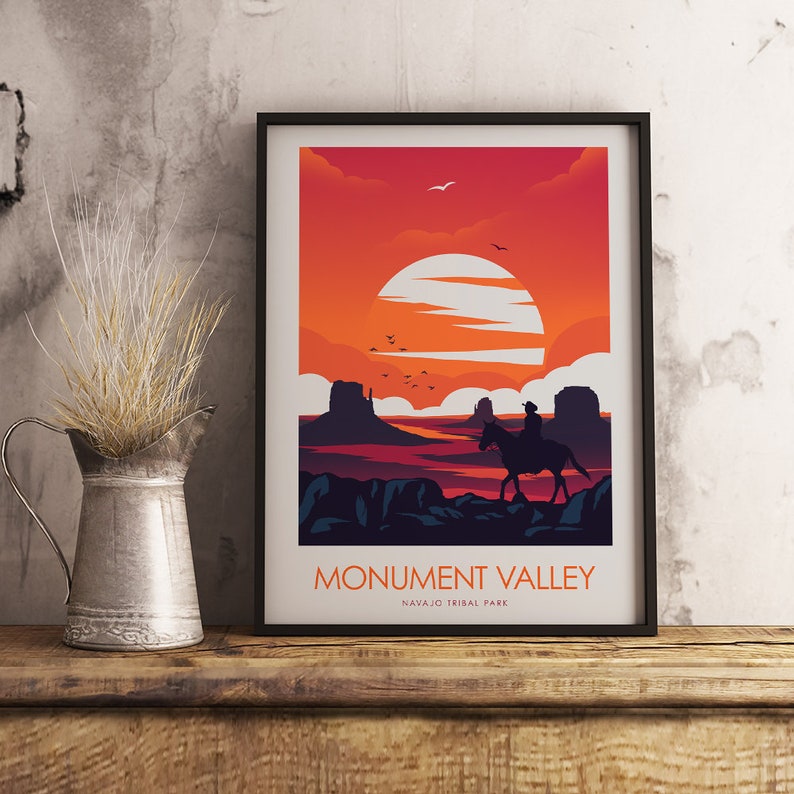 Monument Valley Travel Poster