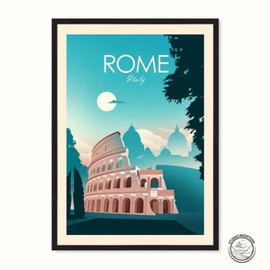Italy Rome Travel Print Poster