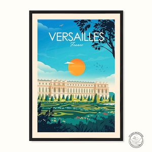 Versailles Palace Travel Print Wall Art Versailles Palace Poster Home Decor, Wall Hanging Travel Gift Art Lovers Wall Art Print