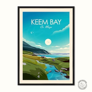 Achill Island Keem Bay Irlanda Viaggio Stampa