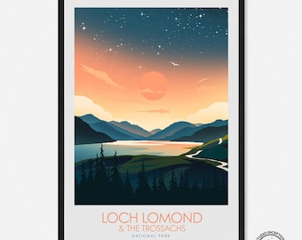 Loch Lomond & The Trossachs National Park Poster