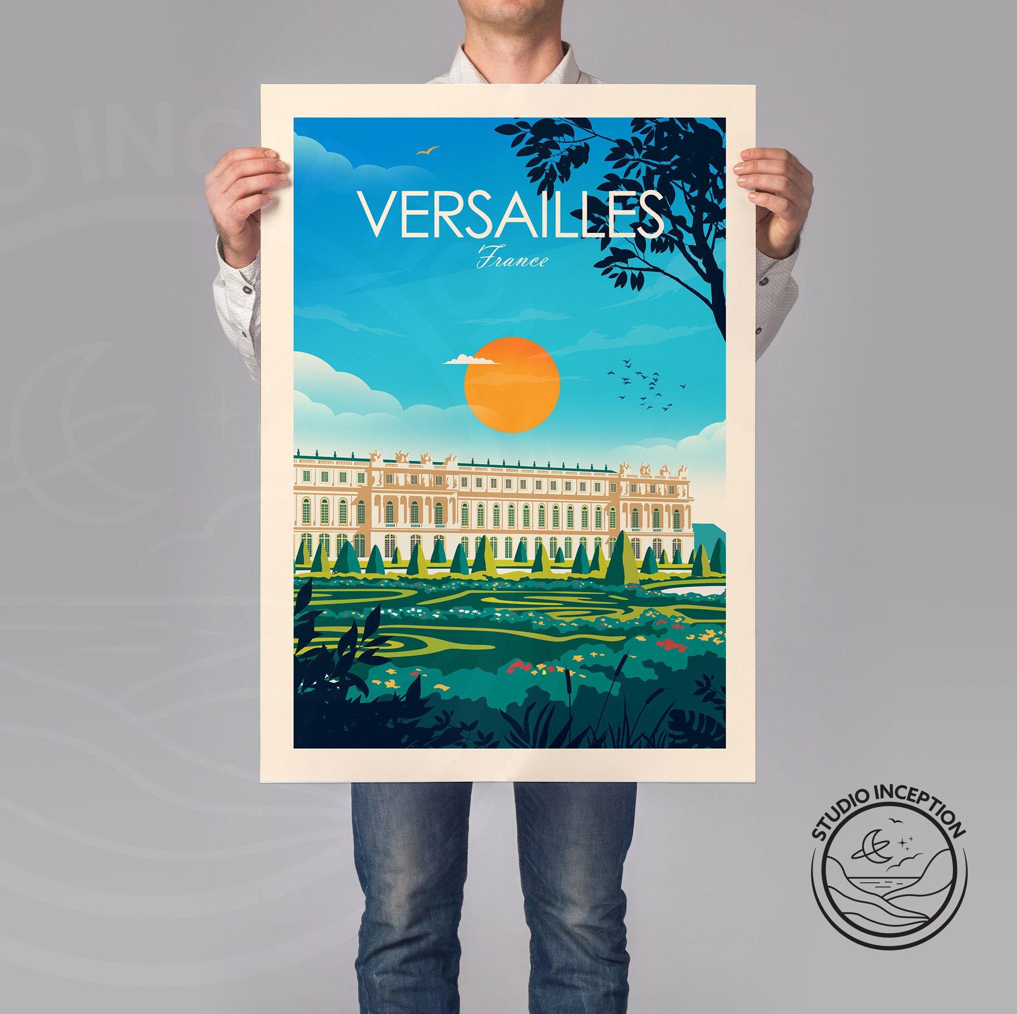 Versailles Palace Travel Print Wall Art Versailles Palace Poster