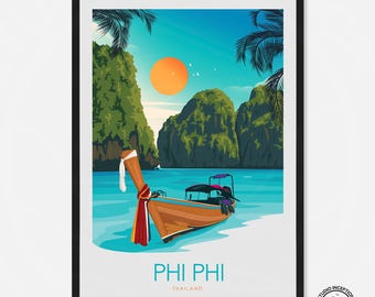 Phi Phi Thailand Poster Print